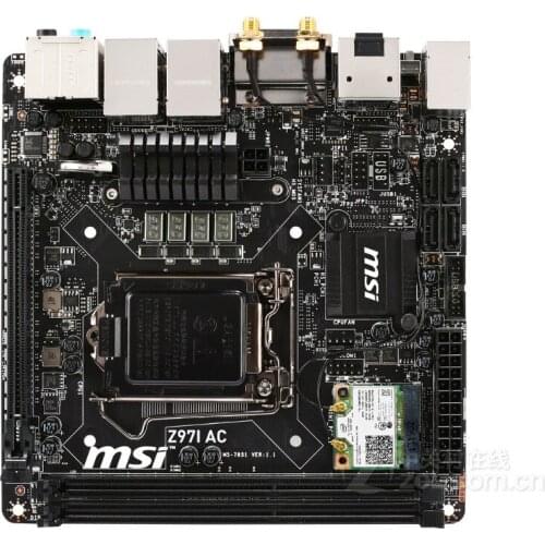 MSI Z97I AC Original Used Desktop Motherboard Z97 LGA 1150 DDR3 SATA3 USB3.0 16G Mini-ITX mainboard
