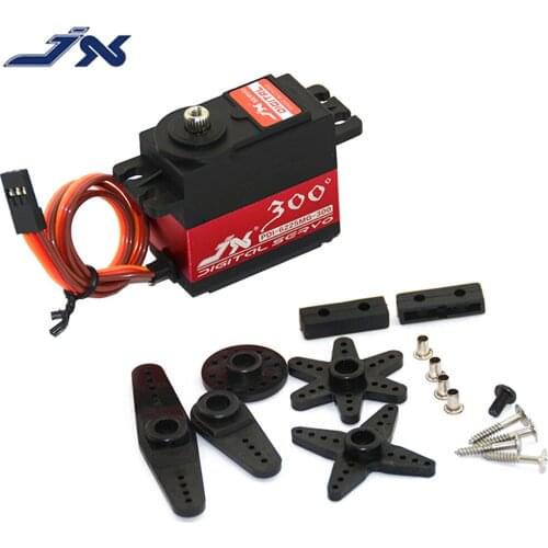 JX PDI-6225MG 4.8-6.0V 25KG Metal Gear Dual Ball Bearings Digital Standard Servo Aluminium Shell For Robot Mechanical Arm Toy