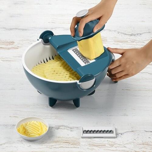 Multifunctional Vegetable Slicer Household Potato Slicer Potato Chip Slicer Radish Grater Kitchen Accessories Vegetable Cutter