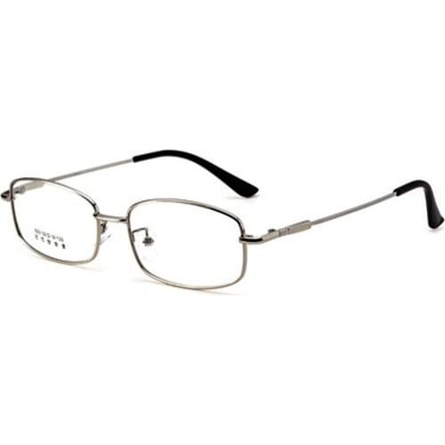 Fashion Retro rectangular Metal Frame Blu Light Blocking Memory Temples Reading Glasses Men Women+1 +1.5 +2 +2.5 +3 +3.5 +4