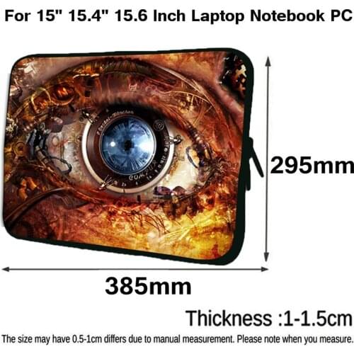 Portable Soft Computer Bag New Arrival Cyber Monday Hot 15.6 Inch Funda Laptop Cover Wholesale Prints Notebook 15.4 Case Shell