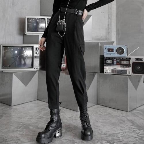 Женские штаны шаровары PUNK RAVE China At AliExpress