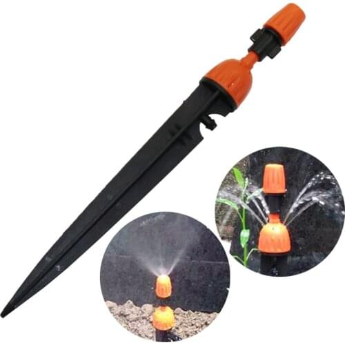 Adjustable Micro Sprinkler and Dripper 2 Functions Agriculture Tools Drip Irrigation Fittings for Garden 4/7mm Hose 100 Pcs