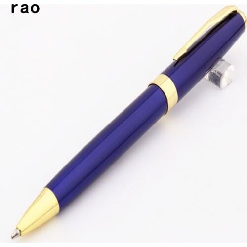 High quality 388 Blue Colour Business office Blue ink Medium Nib Ballpoint Pen New Student Stationery school supplies