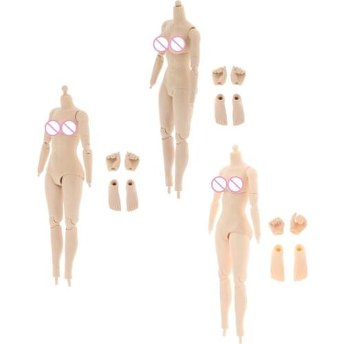 1/6 Scale 265mm Female Body 12'' Flexible Suntan/Pale Skin Model for 1:6 Head