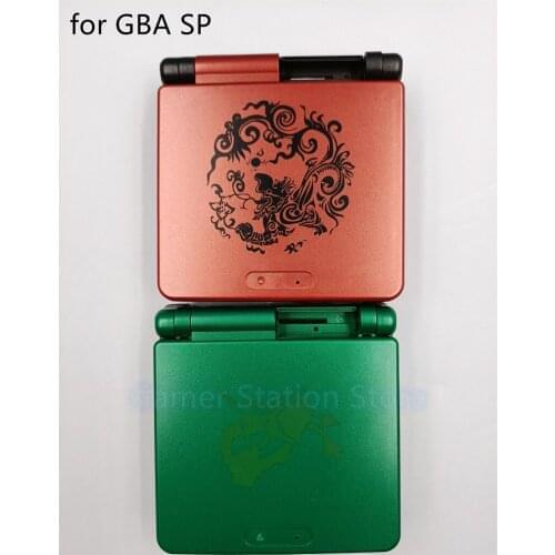 10pcs For Gameboy Advance SP Game Console Housing Shell Replacement for GBA SP full Shell Housing Cover Case accessories