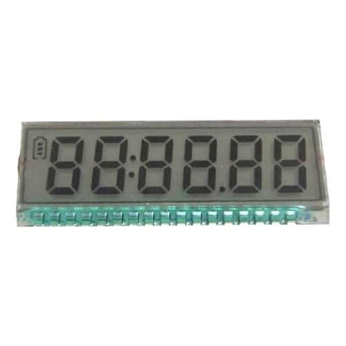 17PIN TN Positive 6-Digits Segment LCD Panel No Backlight 3V
