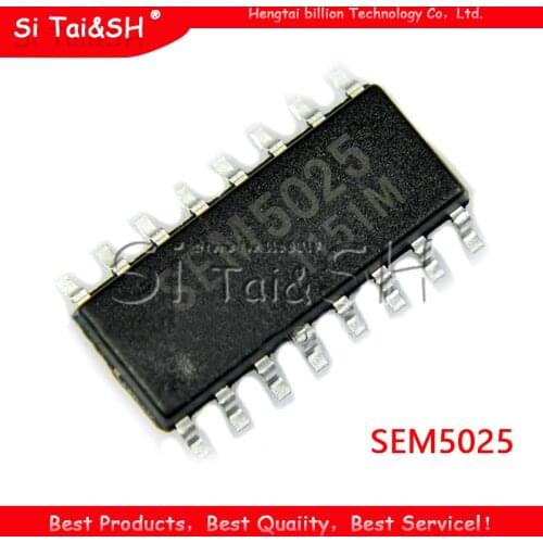 5PCS SEM5025 5025 SOP16 New original LCD common power chip sop14 chip SOP