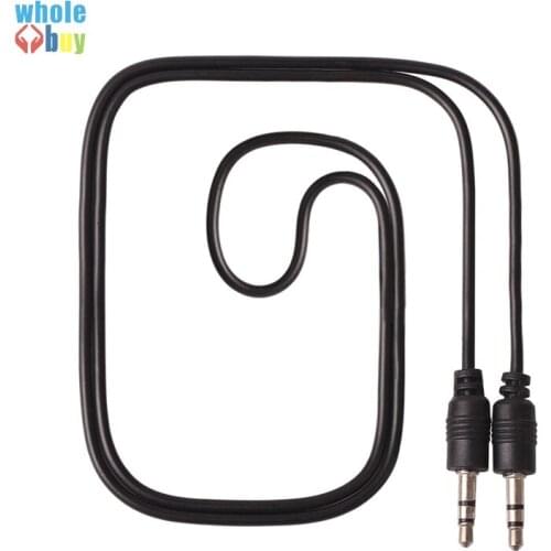 500pcs/lot Wholesale 3.5 Mm Pin To 3.5 Mm Pin Stero Audio Cable Headphone Jack Black for Iphone Xiaomi Samsung Mobile Phone