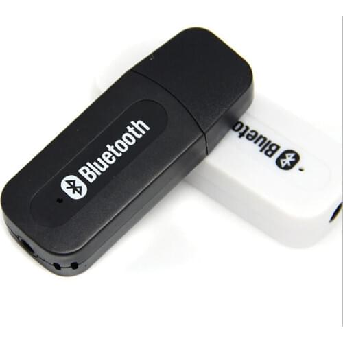 Wireless Bluetooth Music Audio Receiver Transmitter Stereo car Hands-free Bluetooth kit with USB 3.5mm Jack For music player