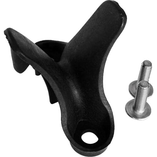 Black Kayak Rudder Securing Rest Rack Holder Fixing Stand with 2pcs Screws