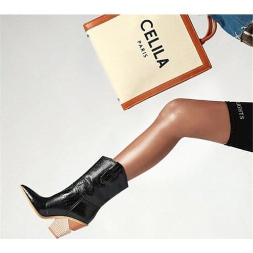 ENPLEI Women's Wedge Ankle Boots