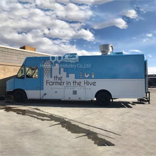 European Street Mobile Selling Waffle Taco Pizza Food Cart Grilled Cheese Truck