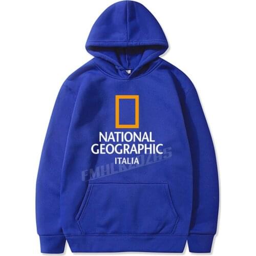 National Geographic Channel Hoodies Fashion Spring Autumn Male Casual Hoodies Sweatshirts Men and Women Sweatshirt Hoody Tops