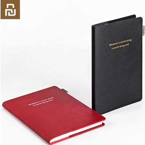 Xiaomi youpin leather notebook business people student hot stamping PU leather notebook teachers notebook