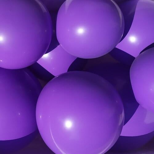 5/10/12/18/36inch Latex balloons noble purple ballon baby shower decorations wedding room proposal engagement decor arch balloon