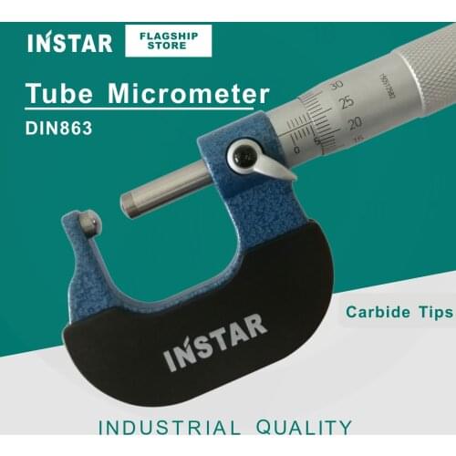 INSTAR Tube Micrometer 0-25mm x 0.01mm Outside Micrometer Industrial Quality