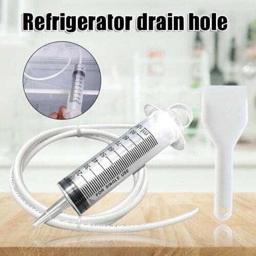 Reusable Refrigerator Drain Hole Clog Remover Cleaning Dredge Tool Flexible Dredge Hose Fridge-freezer Water Outlet Cleaner