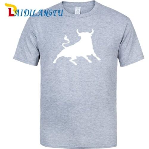 Men clothing 2018 Spanish Bull Bullfighting Fashion Raglan Short Sleeve T-shirt Men t shirt O-neck tops men clothes Tee
