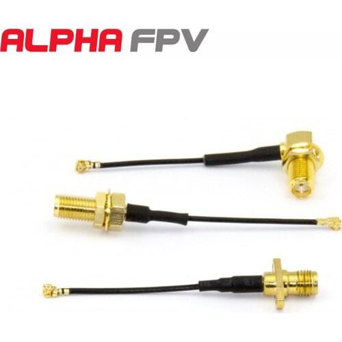 ImmersionRC Tramp HV Accessory Pack, RF Cables, U.FL to SMA Three different RF Cables to support most installations