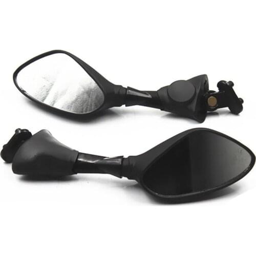 Pair Motorcycle Black Rear View Mirrors For BMW S1000RR 2010-2014