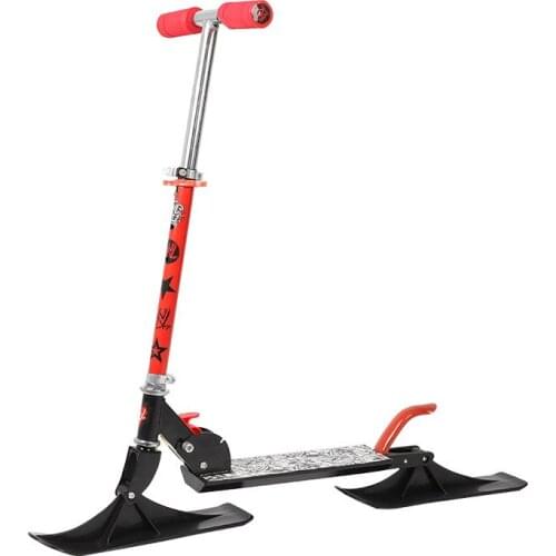 Portable Skateboard Sled Snowboard for Children Winter Snow Ski Sled Scooter Snowboard Riding Tools Universal Replacement Parts