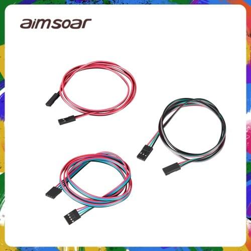 Female to female dupont line dupont connector 2 3 4 pin 3d printer parts 70cm 100cm dupont cable jumper wire