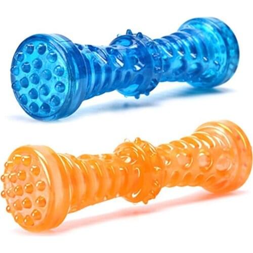 Dog Toy Rubber Dog Beeper Toothbrush Toy For Small Large Dogs Trainging Chew Toys Dog Toy Sound Resistance Molar Teeth