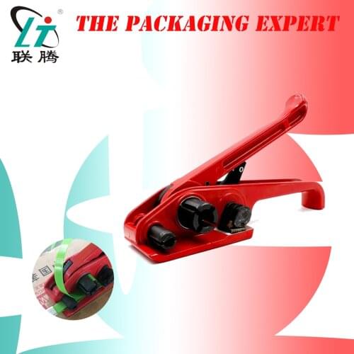 Manual Strapping Tensioner Banding Machine Tighter Hand Strapping Tools For Polyester Strip 19mm PP PET Strap Buckleless Packer