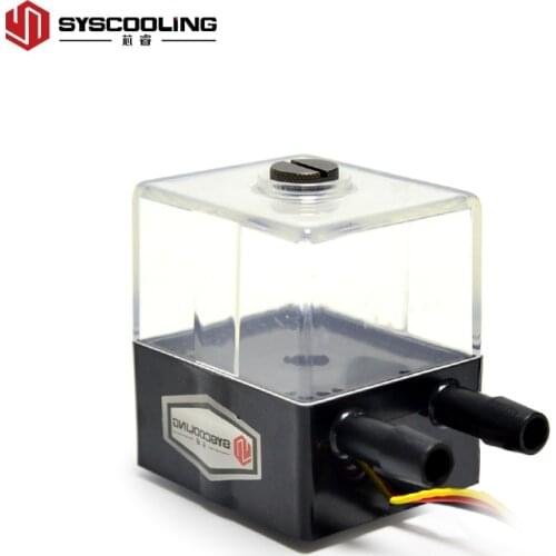 Syscooling SC-600A water cooling pump DC 12V brushless three phase ultra quiet liquid cooling system pump with reservoir
