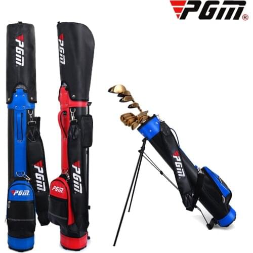Pgm Standard Multifunctional Tug Ball Bag Nylon Golf Aviation Bags Can Holded 9 Clubs Big Capacity Professional Golf Bags D0063