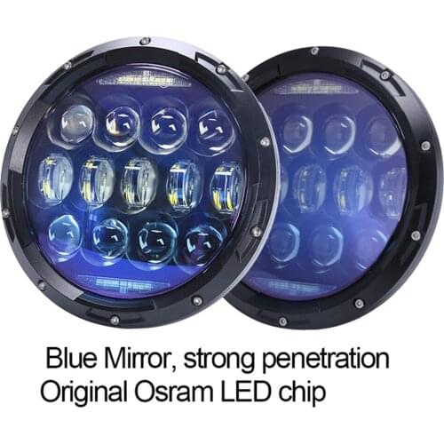 LED Headlight 10000LM 6000K Super Bright H4 Canbus EMC Car Lights 130W High/Low Beam Headlight for Wrangler with Angel Eyes