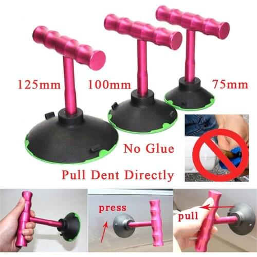 PDR Tools T Puller Suction Cups No Glue Needed Dent Puller Tools Car Dent Repair Kit Tool Paintless Dent Repair Tool Kit