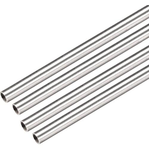 Uxcell 4Pcs 304 Stainless Steel Capillary Tube Tubing 2.35mm ID 3.2mm OD 300mm Length 0.425mm Wall