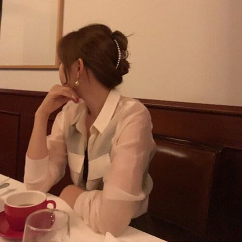 Women Big Hair Claws Bathing Hair Clips Girls Imitation Pearl Hair Accessories for Women Hair Styling Tool Crab Headwear