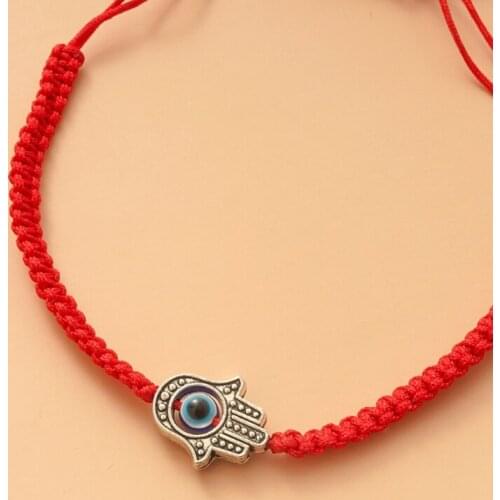 Evil Eyes Bracelets Are Suitable for Both Men and Women Handmade Red/Black Braided Rope Bracelets Amulet Bracelets