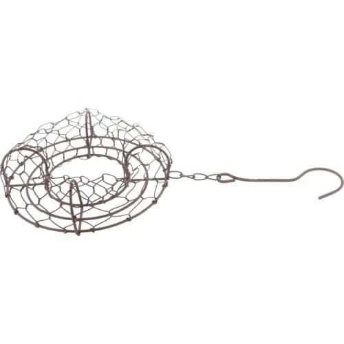 21cm Wall Art Metal Iron Ring Frame Wire Wreath Metal Planter Garden DIY Wrap Around Flowers Decorations