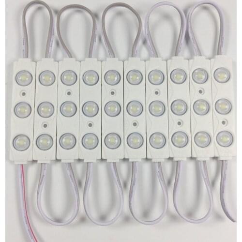 500pcs/lot Super LED Store Front Window Sign Bar Ultrasonic Modules SMD 2835 3LED Injection IP67 Waterproof Led Module Light