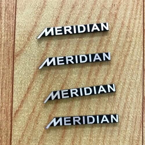 50X MERIDIAN Speaker aluminum sticker car styling