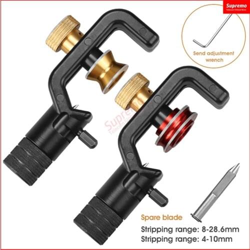 ACS-2 Armored Wire Stripper 8-28mm & 4-10mm Cable Slitter Fiber Optic Stripping Tool Jacket Slitter Sheath Cutter