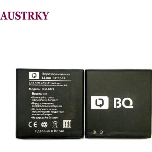 2PCS New original 1300mAh BQ-4072 Battery for BQ-4072 strike mini BQs 4072 phone in stock