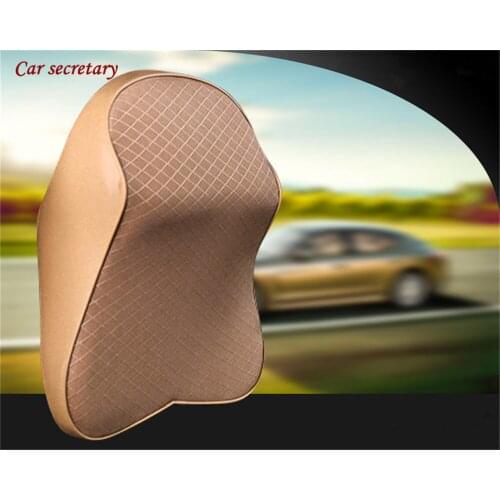 Car secretary car Universal neck pillow Memory Foam Pillow Head Rest Soft Breathable Seat Headrest Accessories Massage Cushion