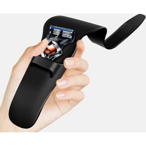 Silicone Gel Travel Case Razor Handle Protection Portable Storage Box Anti Dust Cover Men Most Shaver Shaving & Hair Removal