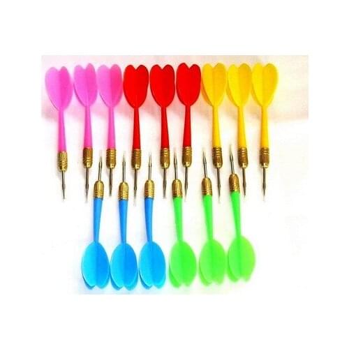 Indoor Game 15 Pcs Color Siamese Darts Metal Darts for Childrens Toys
