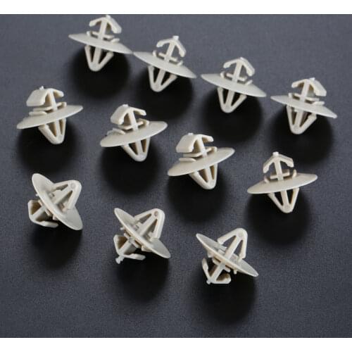 50x Car Clips Side Moulding Lower Protection Door Trim For Trafic Master Kangoo Iveco Daily Nissan Primastar Opel Vivaro