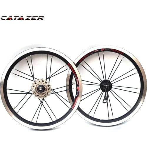 Wheels 14 inches Child Bike Wheelset 20H V Brake Folding Bicycle 412/outer Three-speed Wheels 16-inch Outer Three-speed Wheels