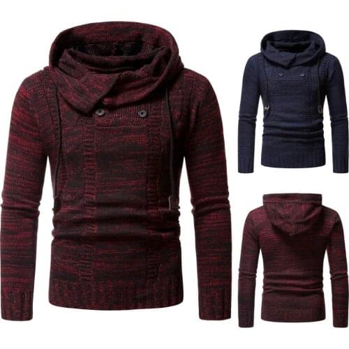 LUCLESAM Men's Cardigans With A Hood