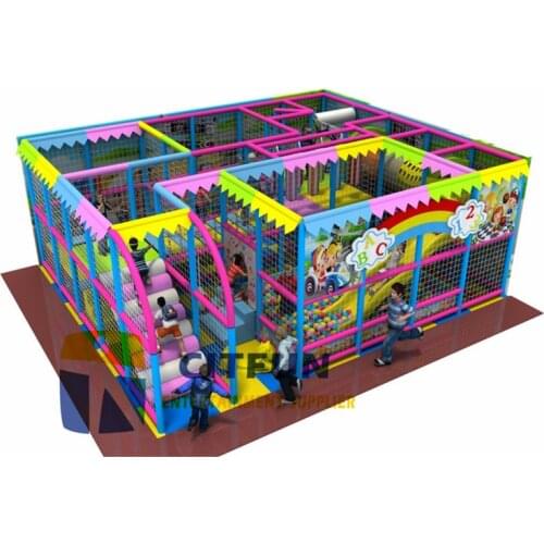 Toddler kids soft games Indoor play ground for sale with slide and ball pit IP-015A