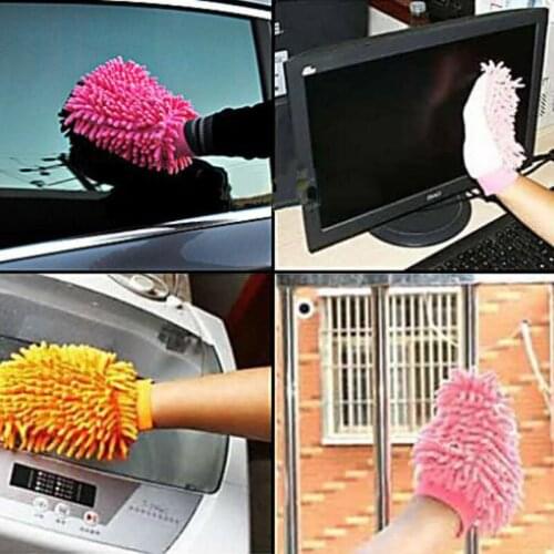 Clearance Super Mitt Microfiber Car Washing Home Cleaning Cloth Duster Towel Gloves Household tools Accessories