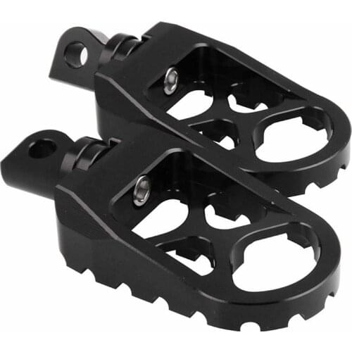 A Pair of Motorcycle MX Style Pedals 360 Degree Rotating CNC Motorcycle Footpegs for Harley-Davidson Dyna and Sportster Models